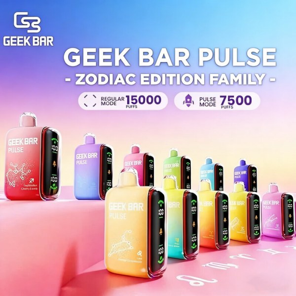 Geek Bar Pulse 15000口拋棄式電子煙 拋棄式電子菸 正品現貨  當天可出貨 新日期09/30